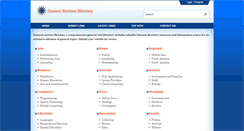 Desktop Screenshot of generalservicesdirectory.com